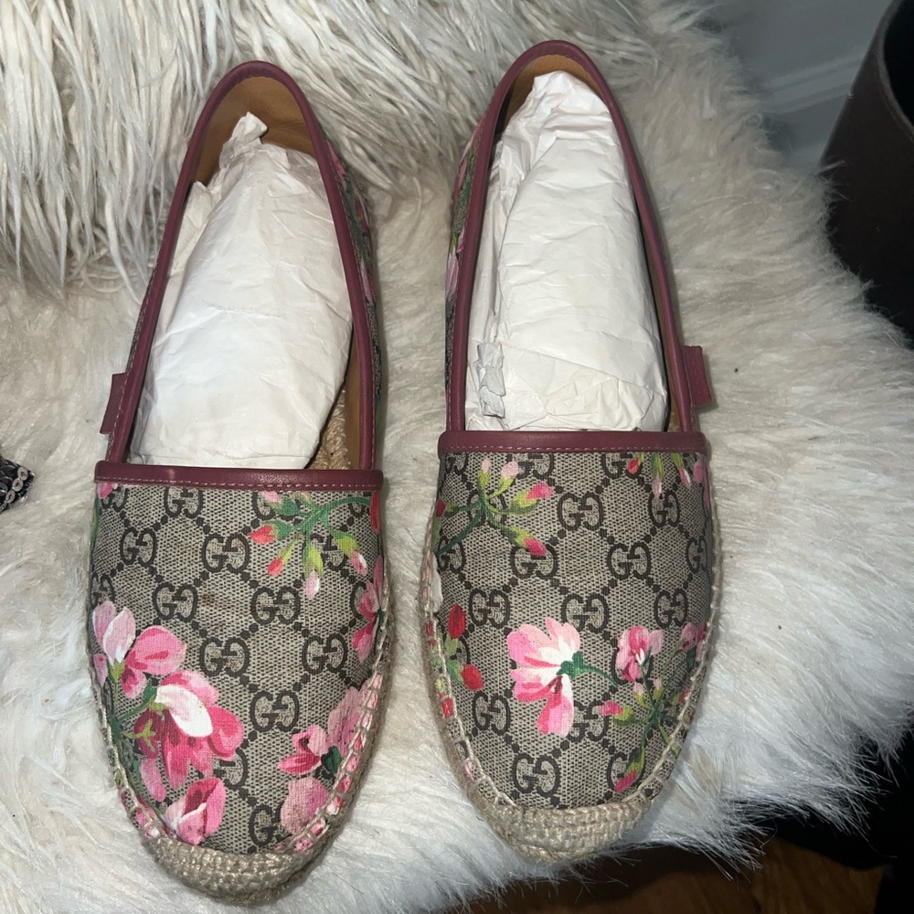 Gucci floral espadrilles